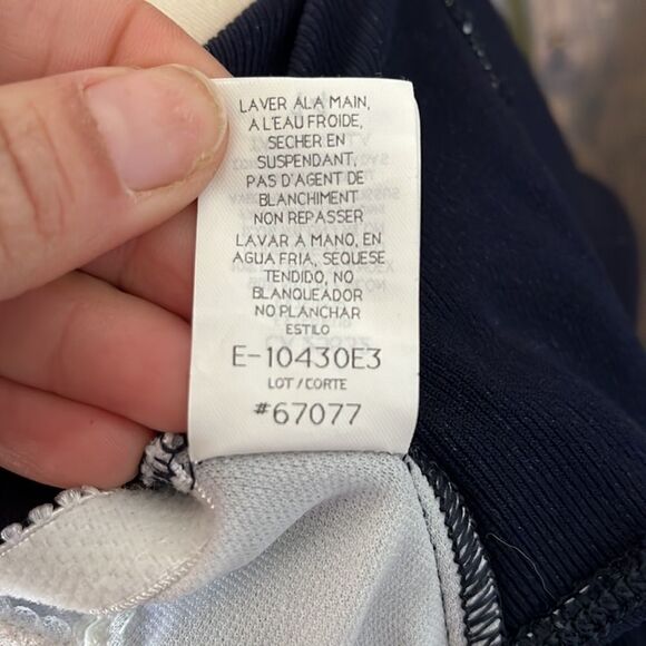 Nautica navy blue with white front lines Sz-14 - Picture 9 of 10